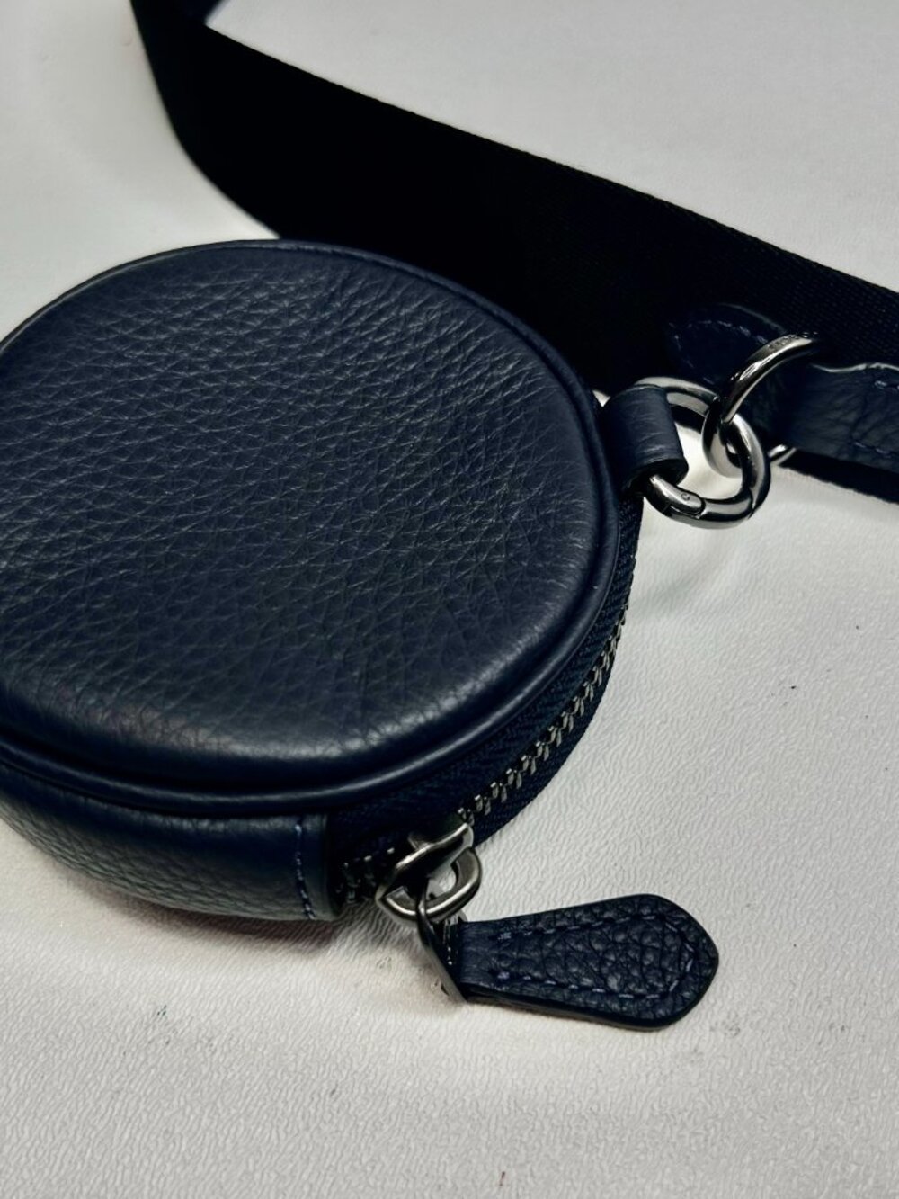 COACH CE682 Holden Crossbody Bag Black Pebble Leather Purse Adjustable Strap - Picture 10 of 12